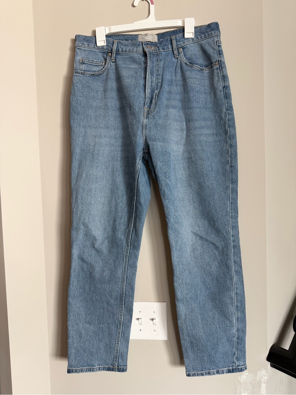Everlane The Original Cheeky Jean Organic Cotton Blue 31 Regular High Rise